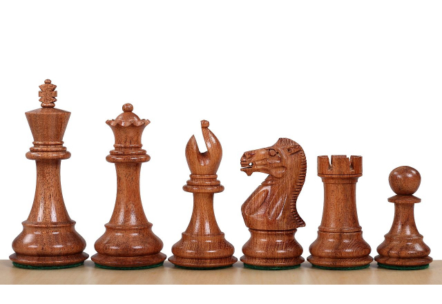 Piezas de ajedrez Stallion Acacia/Boj 4''